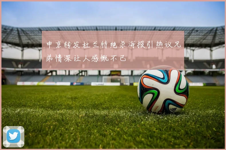 申京转发杜兰特绝杀海报引热议兄弟情深让人感慨不已